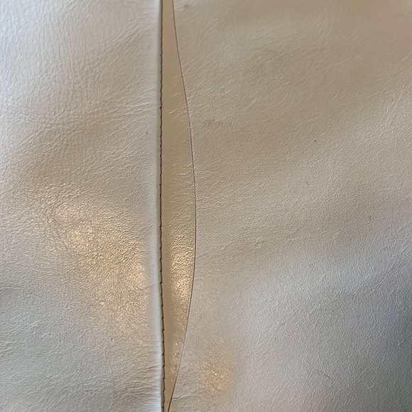 Coach white weaved genuine leather purse - Picture 11 of 12